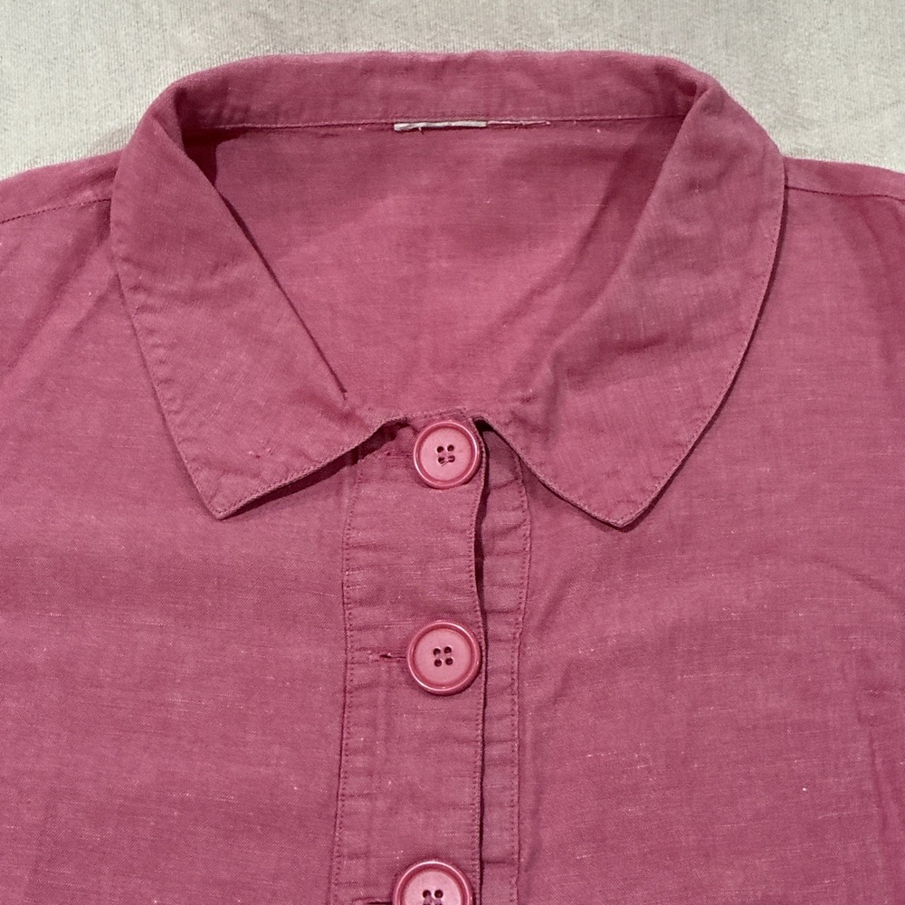 Women's Top Pink Large Coquette‎ Core Vintage Coded Dollette Grandmacore Peplum - Picture 4 of 9